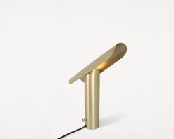 Frama T-Lamp bordslampa, borstad mässing