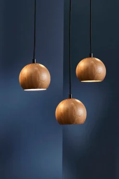 Frandsen Ball, pendellampa, 12 cm, ek