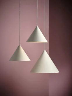 Frandsen Benjamin XL, pendellampa, 46 cm, matt vit