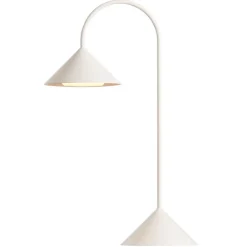 Frandsen Grasp, portabel bordslampa, 47 cm, matt vit