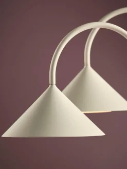 Frandsen Grasp, portabel bordslampa, 47 cm, matt vit