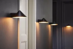 Frandsen Grasp, uppladdningsbar vägglampa, mattsvart