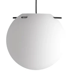 Frandsen Koi pendel, 32 cm, vit opal - svart