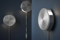 Frandsen Rotate vägglampa, borstad aluminium
