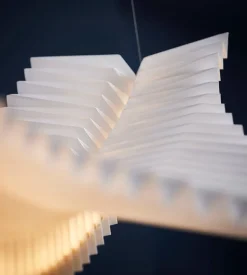 Frandsen Sora, pendellampa, vit - mässing