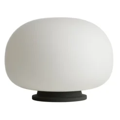 Frandsen Supernate, bordslampa, 38 cm, vit opal - svart