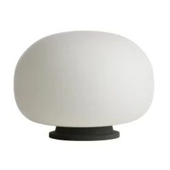 Frandsen Supernate, bordslampa, 28 cm, vit opal - svart