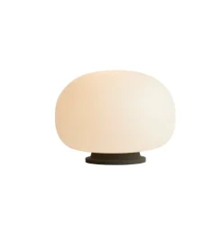 Frandsen Supernate, bordslampa, 28 cm, vit opal - svart