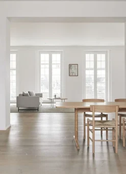 Fredericia C18 bord, 220 x 90 cm, lätt oljad ek