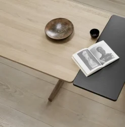 Fredericia C18 bord 220 x 90 cm, såpad ek