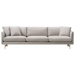 Fredericia Calmo soffa 80, 3-sits, lackad ek - Sunniva 717