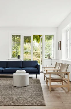 Fredericia Canvas stol med sittdyna, oljad ek - naturell canvas