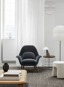 Fredericia Islets soffbord, 110 x 110 cm, ljus oljad ek