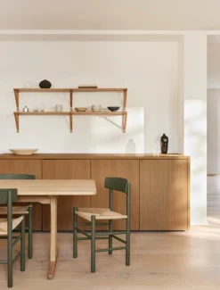 Fredericia J39 Mogensen stol, kakigrön - papperssnöre