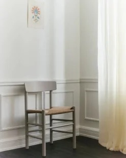 Fredericia J39 Mogensen stol, kiselstensgrå - papperssnöre