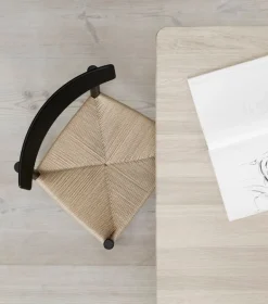 Fredericia J39 Morgensen stol, svartlackerad ek