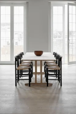 Fredericia J39 Morgensen stol, svartlackerad ek