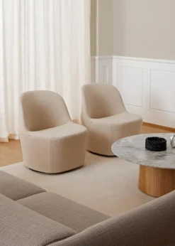 Fredericia Niveau soffbord, 110 cm, oljad ask - Tundra Grey