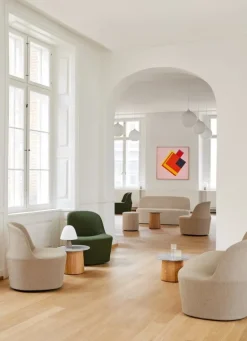 Fredericia Niveau soffbord, 61 cm, oljad ask - Tundra Grey