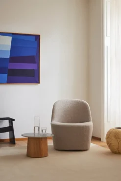 Fredericia Niveau soffbord, 45 cm, oljad ask - Tundra Grey