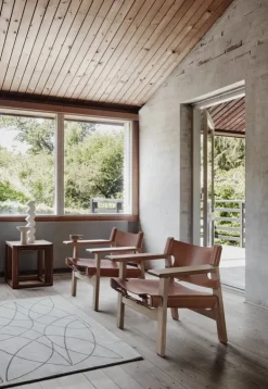 Fredericia Spanish Chair, konjaksfärgat läder - såpad ek