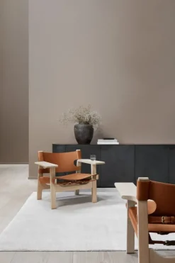 Fredericia Spanish Chair, konjaksfärgat läder - såpad ek