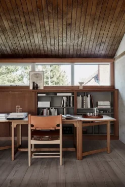 Fredericia Spanish Dining Chair, konjaksfärgat läder - oljad ek