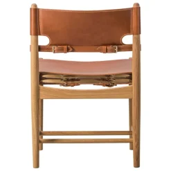 Fredericia Spanish Dining Chair, konjaksfärgat läder - oljad ek