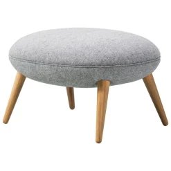 Fredericia Swoon fotpall, Hallingdal 130 - oljad ek