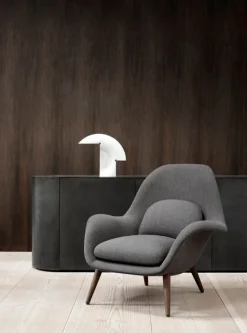 Fredericia Swoon Lounge fåtölj, Hallingdal 130 - rökt ek