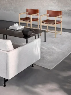 Fredericia The Spanish Dining Chair stol med armstöd, konjaksfärgat läder