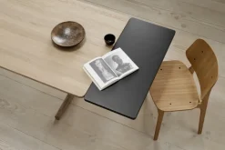 Fredericia Tilläggsskiva för C18 bord, 40 cm, svart