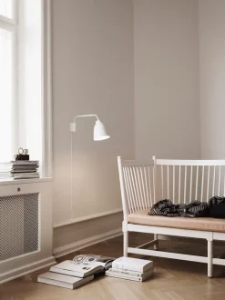 Fritz Hansen Caravaggio Read vägglampa, mattvit