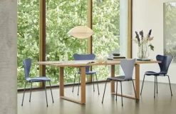Fritz Hansen Clam pendel, 55 cm, opal