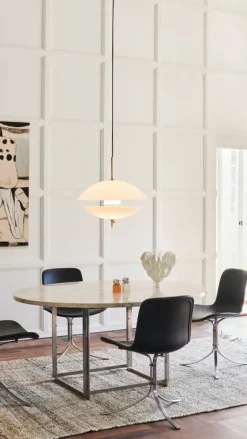 Fritz Hansen Clam pendel, 55 cm, opal