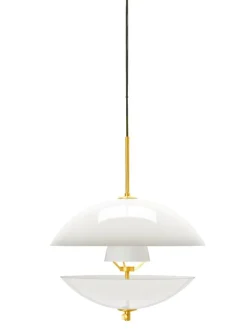 Fritz Hansen Clam pendel, 55 cm, opal