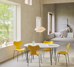 Fritz Hansen Clam pendellampa, 44 cm, opal