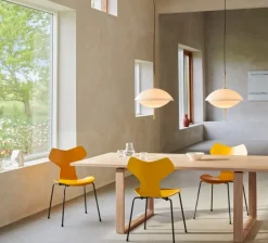 Fritz Hansen Clam pendellampa, 44 cm, opal