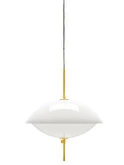 Fritz Hansen Clam pendellampa, 44 cm, opal