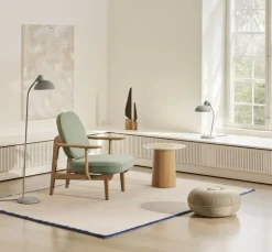 Fritz Hansen CM sittpuff, liten, ljusgrå