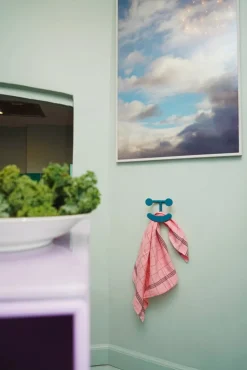 Fritz Hansen Happy Hook krok, dark turquoise