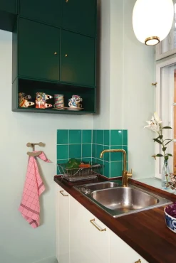 Fritz Hansen Happy Hook krok, green grey