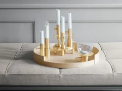 Fritz Hansen JH 2 ljushållare, mässing