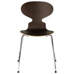 Fritz Hansen Myrstol 3101, mörkbetsad ek - krom