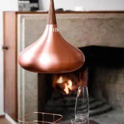 Fritz Hansen Orient P2 pendellampa, koppar