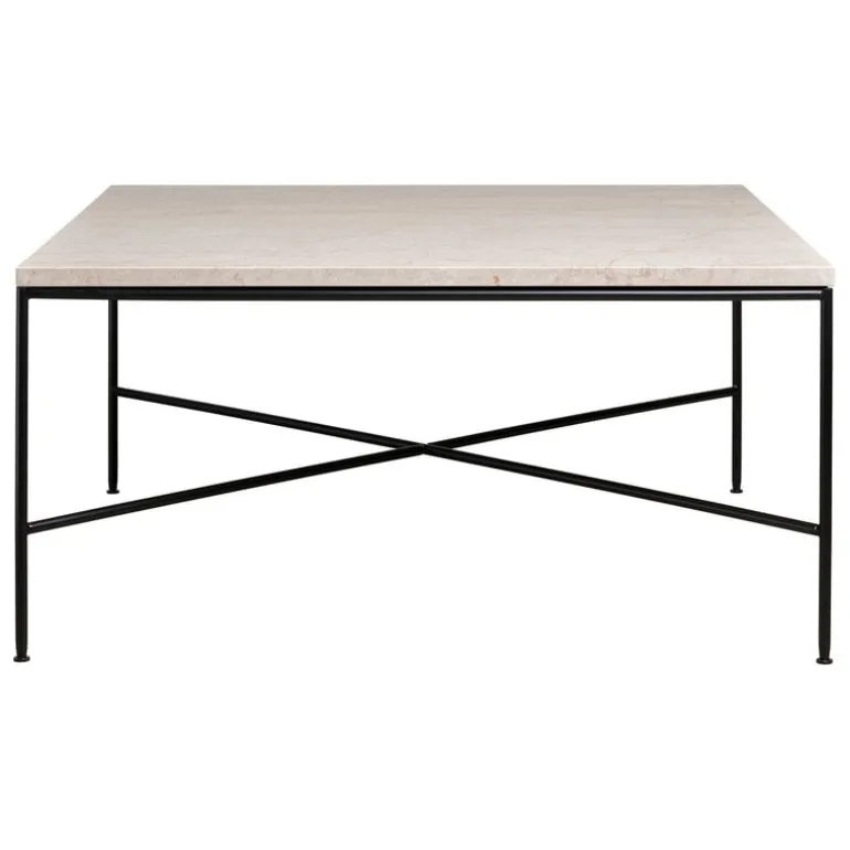 Fritz Hansen Planner MC320 soffbord, svart - marmor Cream