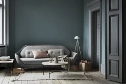 Fritz Hansen Planner MC300 soffbord, cirkulärt, svart - marmor Cream
