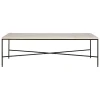 Fritz Hansen Planner MC350 soffbord, svart - marmor Cream