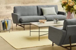 Fritz Hansen Planner MC350 soffbord, svart - marmor Cream