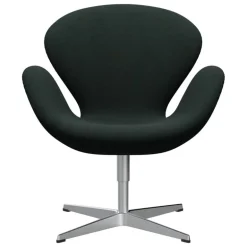 Fritz Hansen Swan 3320 fåtölj, borstad aluminium - Divina Melange 180